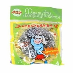 Губка для посуды Зоюшка BL AST, 14г, нержавеющая сталь 84283