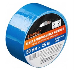 Лента клейкая (скотч) STARTUL PROFI ST9039-48-25, 50ммх25м, армированная, синий 87910