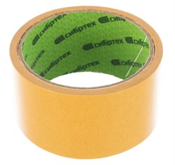 Лента клейкая (скотч) Сибртех 88808, 50ммx10м, двухсторонняя 88690