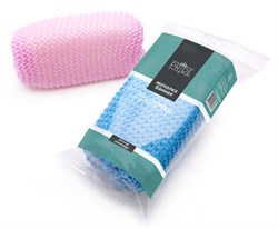 Мочалка для тела Ураловка, 160x90x40мм, полипропилен крупной вязки, поролон, микс 83810