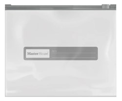 Пакеты с защелкой zip-lock (бегунком) Master House 75166 для заморозки, 20x17см, 1л, упаковка 15шт. 87155