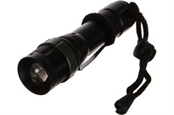 Фонарь ручной ULTRAFLASH 12187 E142, с фокусировкой луча, аккумуляторный, зарядное устройство, 1 CREE XP-E светодиод, 3 режима 51347