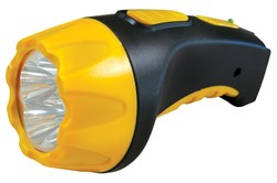 Фонарь ручной ULTRAFLASH 3807М, аккумуляторный, встроенная вилка 220В, 4 светодиода, 8 режимов 9914