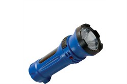 Фонарь ручной КОСМОС KOCAcc102LED, аккумуляторный, встроенная вилка 220В, 1 светодиод, 2 режима 42147