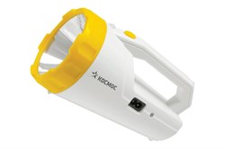 Фонарь ручной КОСМОС KOCAccu9191LED, аккумуляторный, сетевой шнур с разъемом IEC C1, 1 светодиод, 2 режима 54309