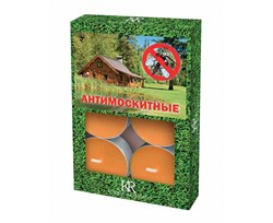 Свеча антимоскитная от комаров Kukina Raffinata  500587,  гильзы по 10г, с цитронеллой, упаковка 9шт. 86575