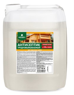 Покрытие защитное (антисептик) PROSEPT ECO EXTERIOR, 10л, для наружных работ 86020