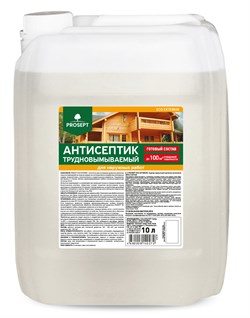 Покрытие защитное (антисептик) PROSEPT ECO EXTERIOR, 10л, для внутренних работ 86023