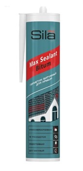 Герметик Sila PRO Max Sealant Bitum, 280мл, для кровли, битумный, черный 90352