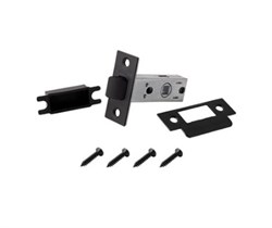 Защелка врезная CODE DECO 5400-P-BLM, с пластиковым язычком, матовый черный 84604