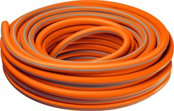 Шланг поливочный Grinda PROLine FLEX 3 429008-1/2-25, 1/2дюйма, 25м, ПВХ, трехслойный, армированный, морозоустройчивый, оранжевый 79948