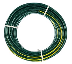 Шланг поливочный Grinda Standard 429000-3/4-25, 3/4дюйма, 25м, ПВХ, трехслойный, армированный, зеленый 45620