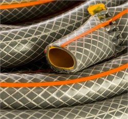 Шланг поливочный Professional Luxe Palisad 67462, 1/2 дюйма, 50м, ПВХ, четырехслойный, армированный, серый 13874