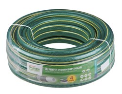 Шланг поливочный STARTUL Garden ST6201-1/2-50, 1/2дюйма, 50м, ПВХ, четырехслойный, армированный, зеленый 74417