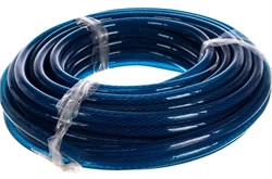 Шланг поливочный Зубр Эксперт 40312-1/2-25, 1/2 дюйма, 25м, ПВХ, трехслойный, армированный, прозрачный, синий 3758