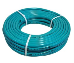 Шланг поливочный Премиум 77285-7-1, 3/4дюйма, 15м, ПВХ, однослойный, морозоустойчивый, морская волна 81627