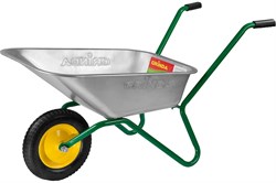 Тачка садово-строительная GRINDA GB-1 одноколесная, 80л, г/п 100кг 90147