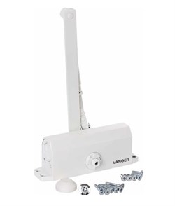 Доводчик дверной VANGER DC-65-W, белый 71739