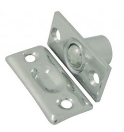 Защелка дверная (фиксатор) SOLLER 588В, шариковая, хром 80135