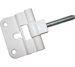 Петля ввертная МЕТАЛЛИСТ ПНВ-65, 65x64мм, сталь, белая 7137