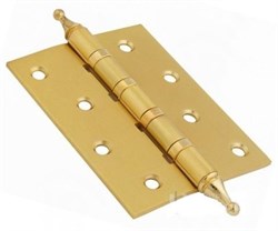 Петля накладная AL-2, 50x35мм, универсальная, сталь, золото 12934