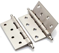 Петля накладная AL-2.5, 62.5x35мм, универсальная, сталь, хром 401