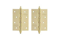 Петля накладная НОРА-М 4"-4ВВ, 100х75х2.5мм, универсальная, сталь, латунь 2918