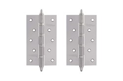 Петля накладная НОРА-М 5"-4ВВ, 125х75х2.5мм, универсальная, сталь, хром 2922