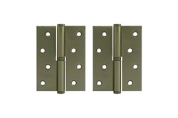 Петля накладная НОРА-М 750-4"АВ,100х75х2.5мм, правая, сталь, бронза 2909