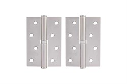 Петля накладная НОРА-М 750-4"СR, 100х75х2.5мм, правая, сталь, матовый хром 62560