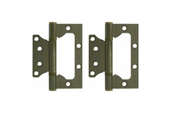 Петля накладная НОРА-М 800-4"АВ, 100х75х2.5мм, универсальная, сталь, бронза 13829
