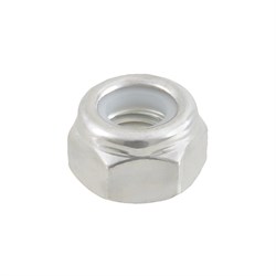 Гайка самоконтрящаяся М10, с нейлоновым кольцом, оцинкованная сталь 87520