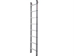 Лестница приставная, односекционная, 1х14 ступеней, высота 3.93м, алюминиевая 4675