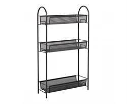 Этажерка Ладья 13 Э399Гр ЗМИ, 43x17x75см, диаметр 12мм, 3 корзины, до 10кг каждая, графит 82368