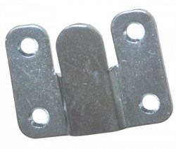 Захват мебельный 46.5x35x6мм, малый, оцинкованная сталь 84718