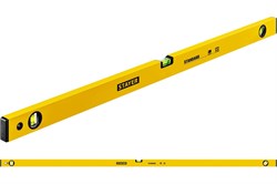 Уровень строительный STAYER Standart 3460-200, 2000мм, 3 ампулы, коробчатый, алюминиевый 85615