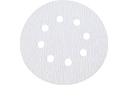 Круг абразивный GEPARD GP5002-180, для краски, 125мм, 8 отверстий, на липучке, P180, набор 5шт 83296