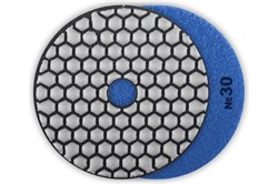 Круг шлифовальный алмазный ЗУБР №30, гибкий, Р30, 100х5мм 89643
