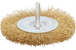 Корщетка дисковая прямая для дрели CUTOP Profi, диаметр 38мм, со штифтом 89380