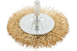 Корщетка дисковая прямая для дрели CUTOP Profi, диаметр 75мм, со штифтом 90936