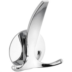 Крючок LEDEME  L202-2, металлический, хромированный, тройной, самоклеящийся 89935