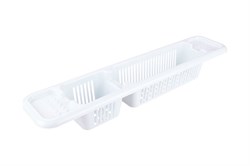 Полка для ванной АЛЬТЕРНАТИВА М6532, пластик 90200