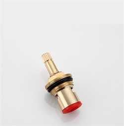 Кран-букса POTATO P52-4, 15мм (1/2 дюйма), 20 шлицов, 2 резьбы, металлокерамика, 89533