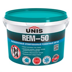 Смесь ремонтная UNIS REM-50, высокопрочная, армированная, 5кг 85290