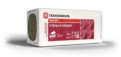 Утеплитель базальтовый  ТЕХНОНИКОЛЬ Стены и крыша 34PN, 1000x610x50мм, упаковка: 4.88м2, 0.244м3, 8плит 87033