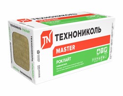 Утеплитель базальтовый ТЕХНОНИКОЛЬ Роклайт, 1200x600x100мм, упаковка: 2.88м2, 0.288м3, 4плиты 87376