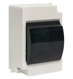 Щит распределительный для открытой проводки EKF PROxima pbm40-nk-4 КМПн 1/4, на 4 модуля, пластиковый, с дверцей 86664