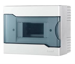 Щит распределительный для открытой проводки Lezard 730-2000-006 ЩРВ-П-6, на 6 модулей, IP40, пластиковый, с дверцей 85117