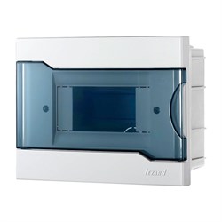 Щит распределительный для скрытой проводки Lezard 730-1000-006 ЩРВ-П-6, на 6 модулей, IP40, пластиковый, с дверцей 85115