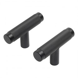 Ручка-кнопка мебельная StahlBuro Knob AP2308, BL матовый черный, за шт. 90117